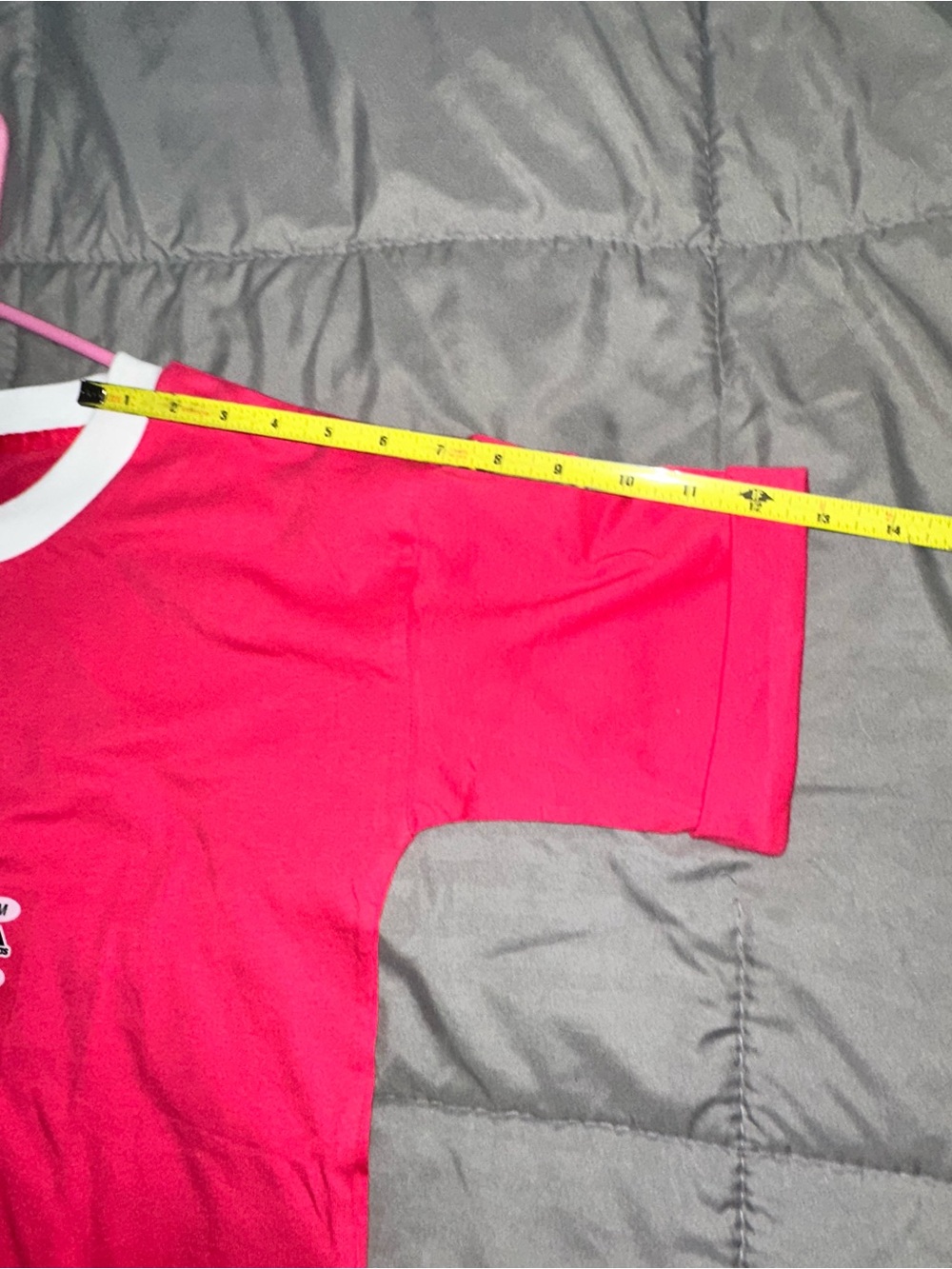 Adidas Pink Short Sleeve Ringer Tee - Picture 7 of 10
